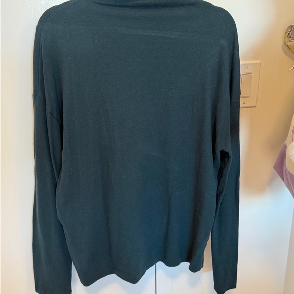 Vince Sweaters - Vince Dark Teal Turtleneck Top
